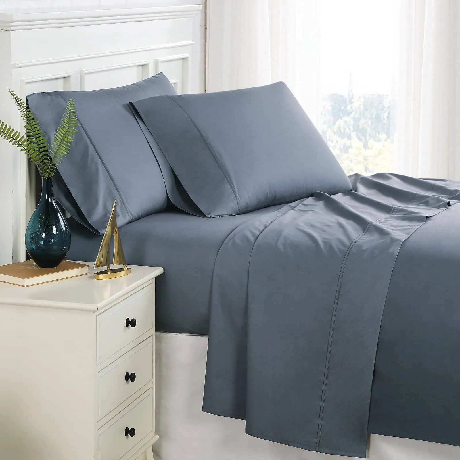 300 Thread Count Cotton Percale Sheet Set