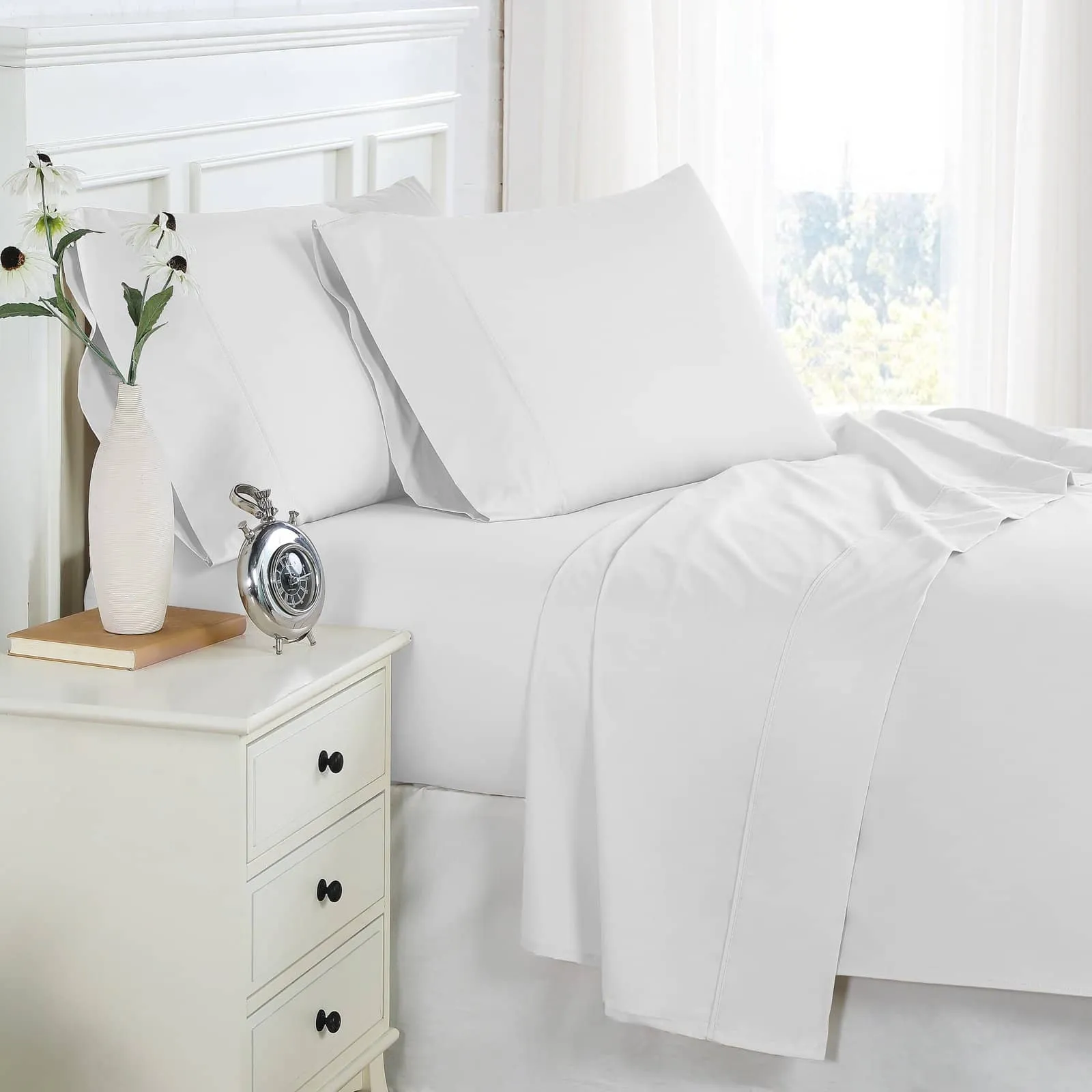 300 Thread Count Cotton Percale Sheet Set