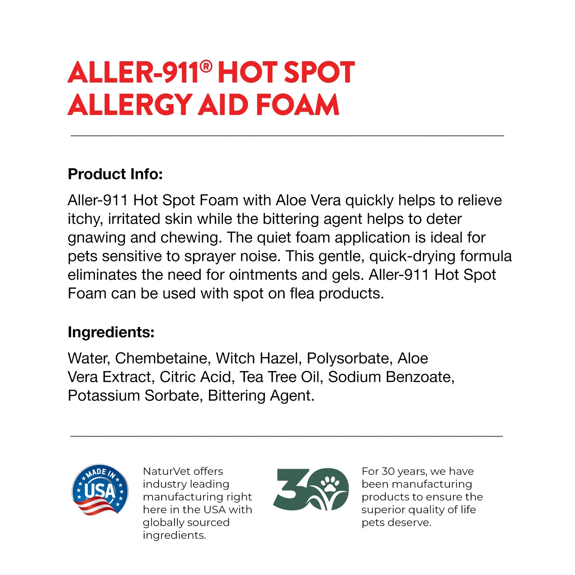 Aller-911® Hot Spot Foam