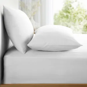 Appletree Pure Cotton Fitted Bed Sheet (28cm) - White