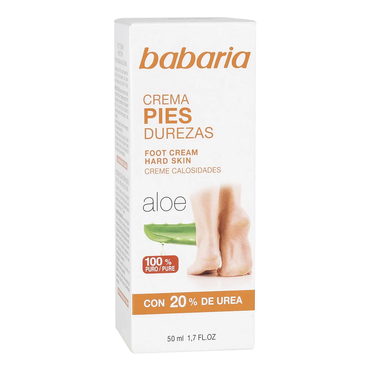 Babaria Crema Para Pies Anti Durezas Aloe 1.7oz