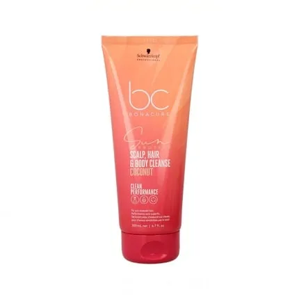 BC Sun Protect Scalp Cleanser hair and body 200 ml - sunscreen shampoo 3 in 1, Schwarzkopf