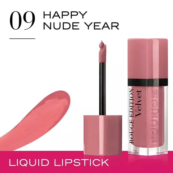 Bourjois Rouge Edition Velvet 09- Happy Nude Year