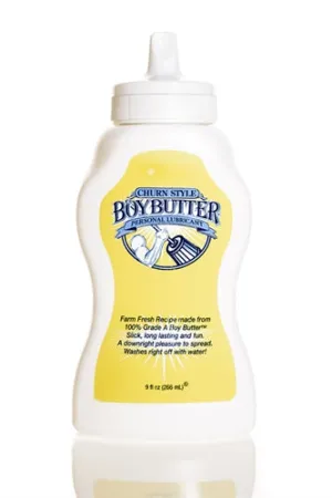 Boy Butter 9 Oz: Smooth Coconut Oil Lubricant for Fun Adventures