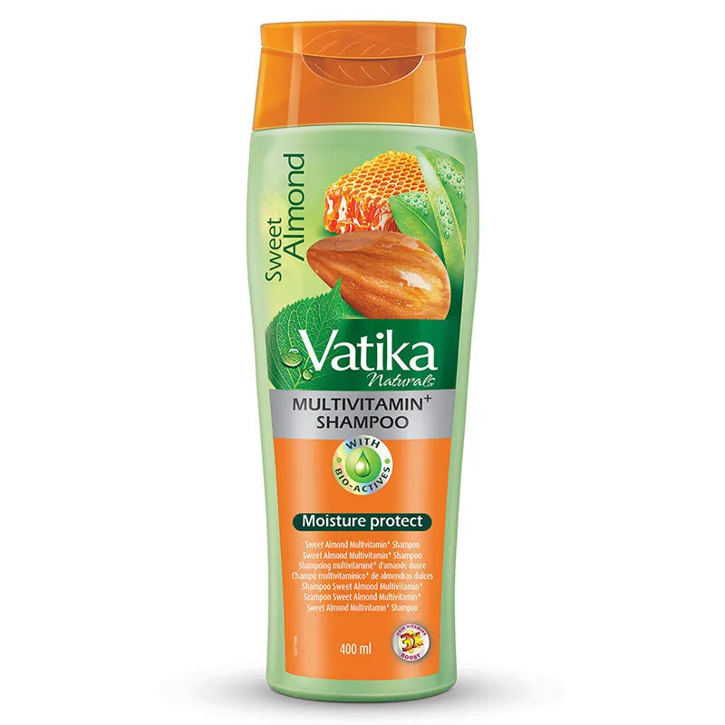 Dabur Vatika Naturals Almond Multivitamin  Shampoo 400ml