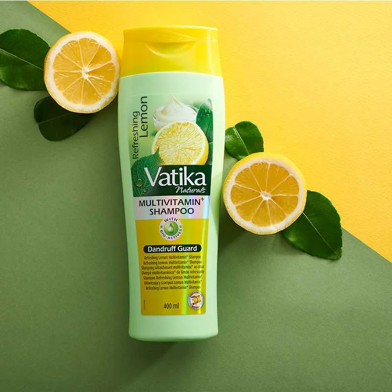 Dabur Vatika Naturals Lemon Multivitamin  Shampoo 400ml