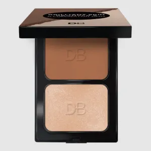 DB Cosmetics Brilliant Skin Bronzer & Illuminator Duo (Bronze Glow)