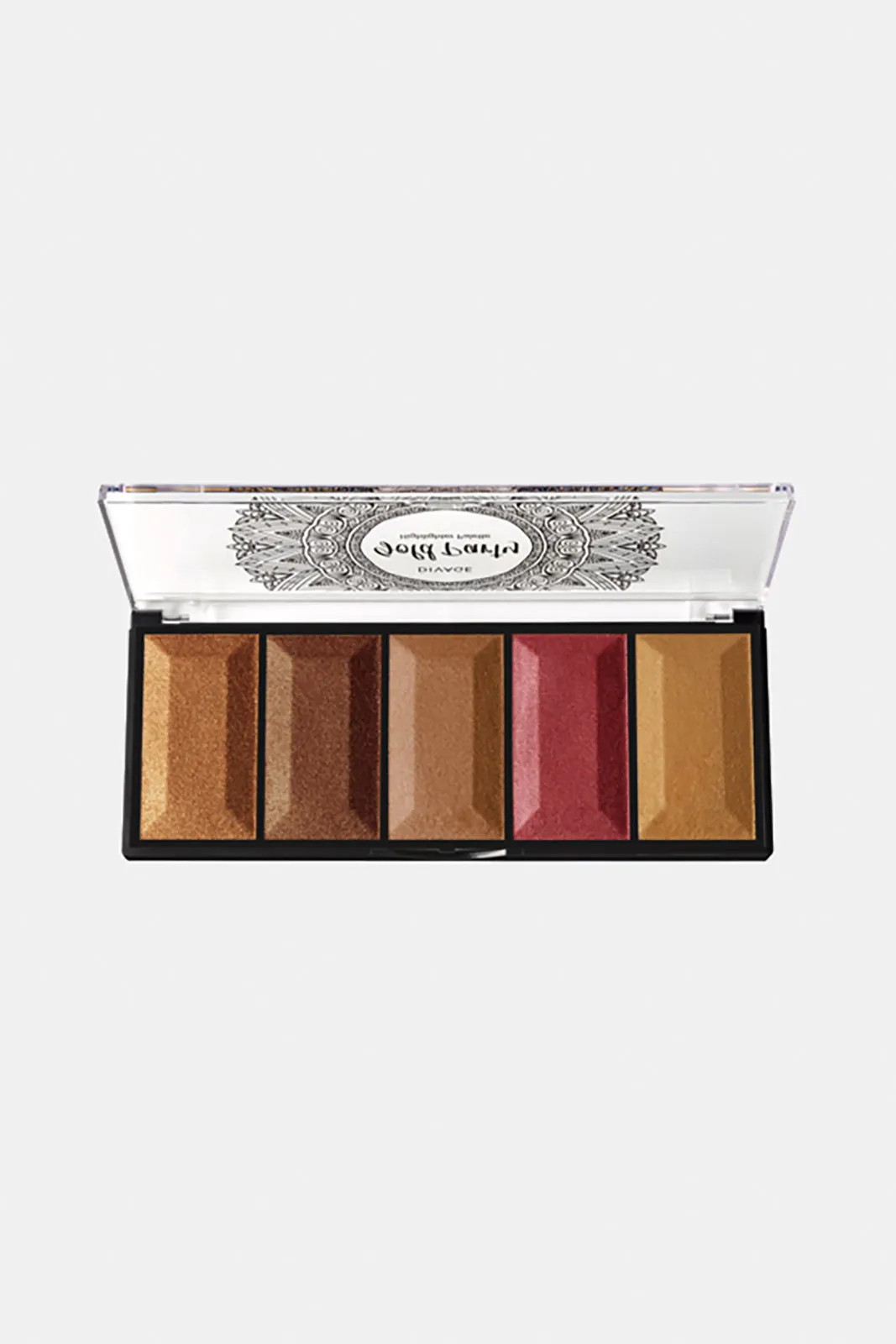 Divage Gold Party Highlighter Palette - 02 Cinnamon