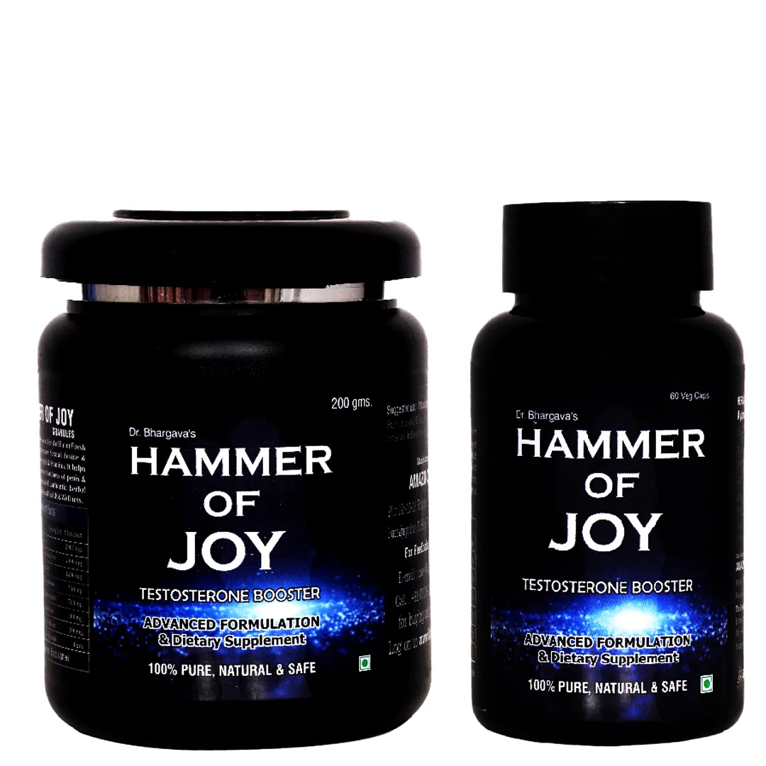 Dr.Bhargav's Hammer of joy 60 Capsule & Hammer of joy Granules 200 gm