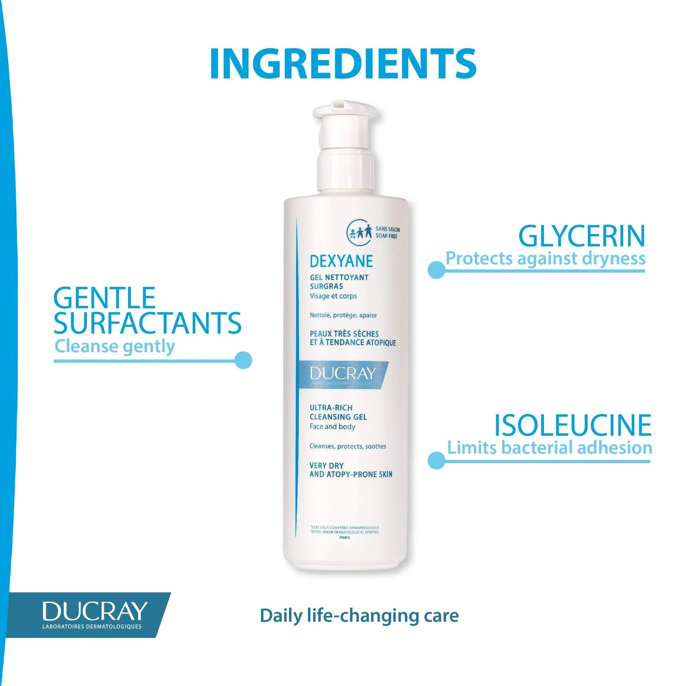 Ducray Dexyane Ultra-Rich Cleansing Gel