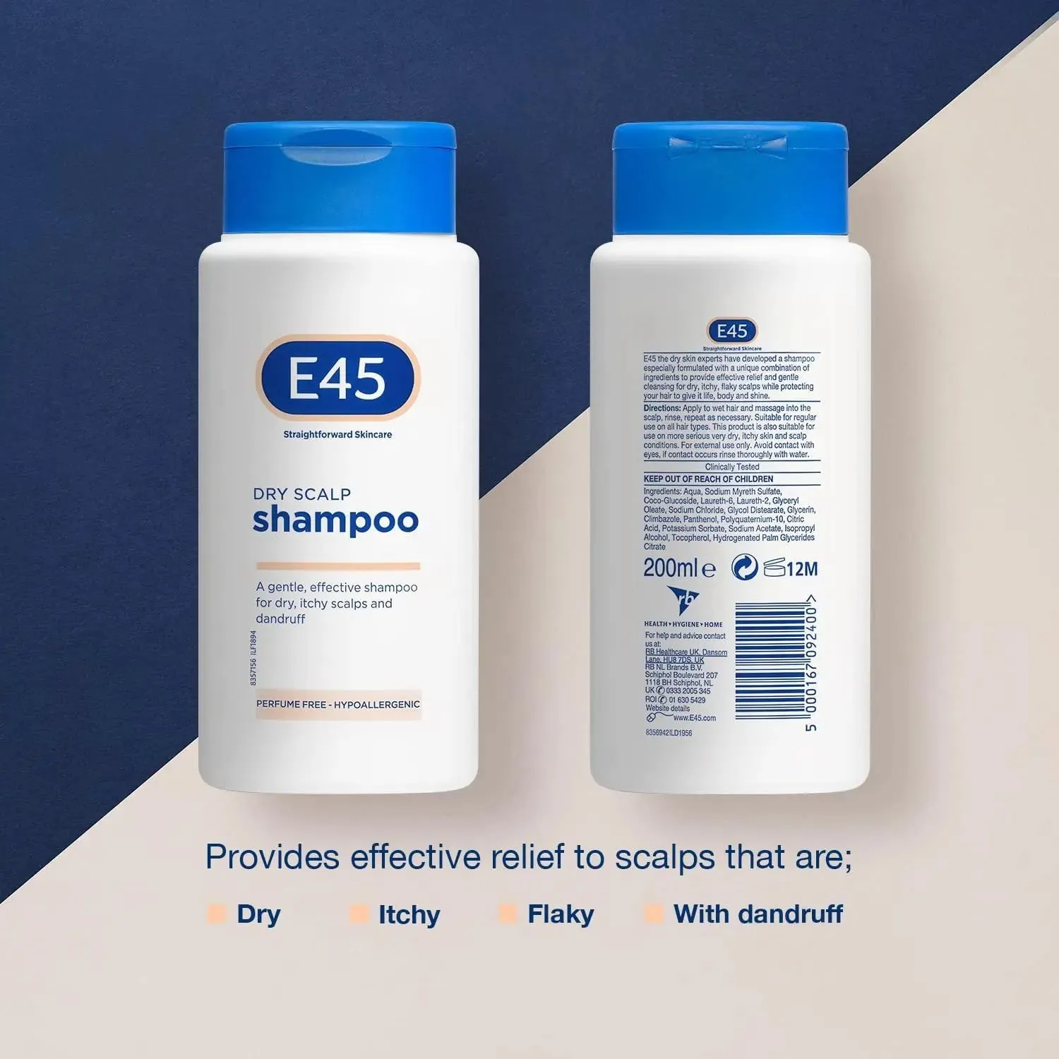 E45 Dry Itchy Scalp Shampoo 200ml