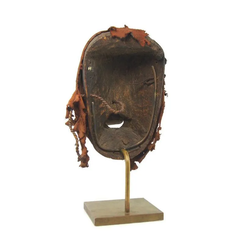 Early 20th Century Makua Female Initiation Mask with a Labret