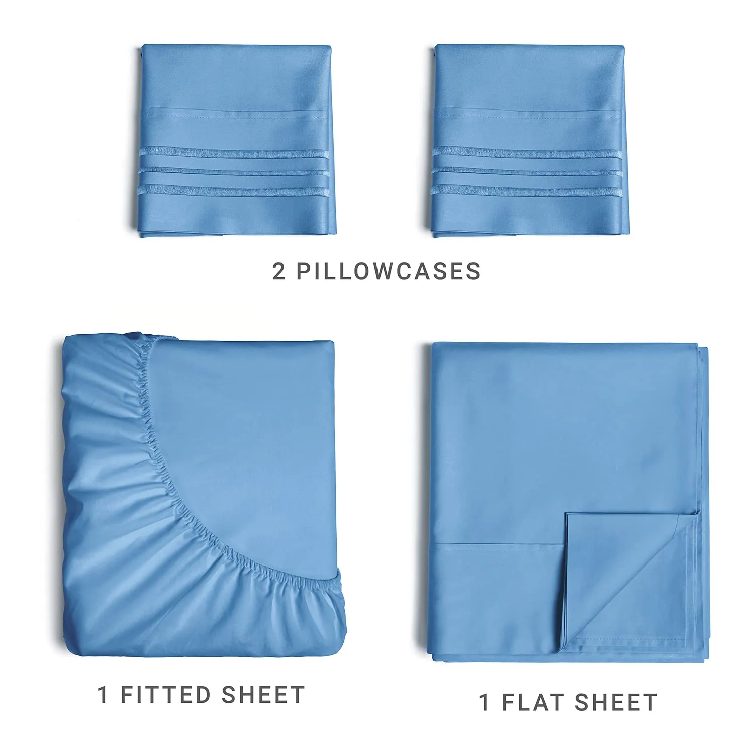 Full Size Sheet Set - Breathable & Cooling Sheets