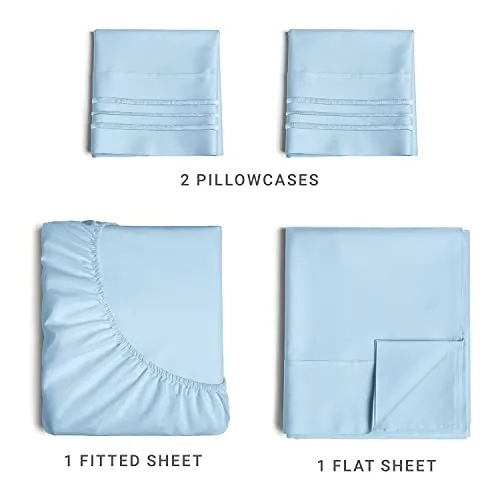 Full Size Sheet Set - Breathable & Cooling Sheets