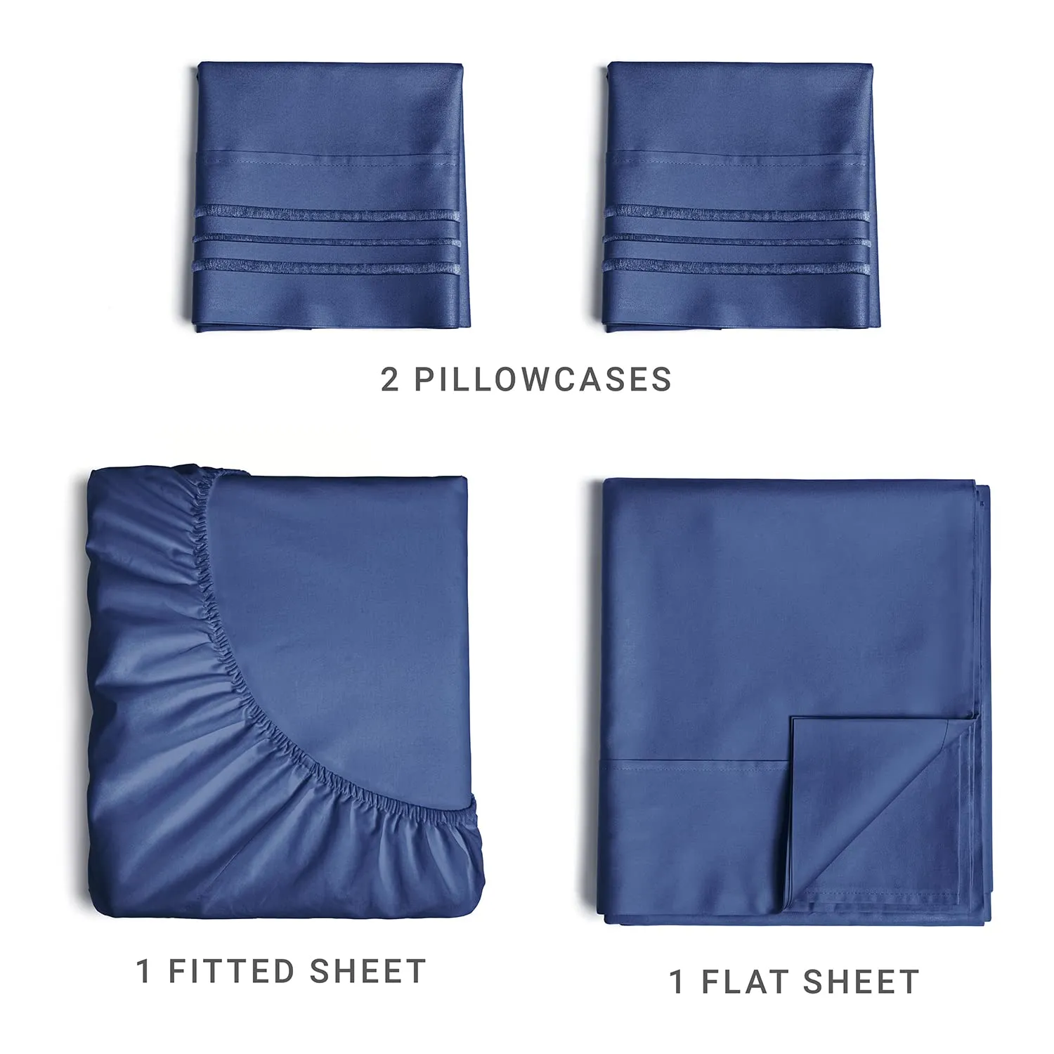 Full Size Sheet Set - Breathable & Cooling Sheets