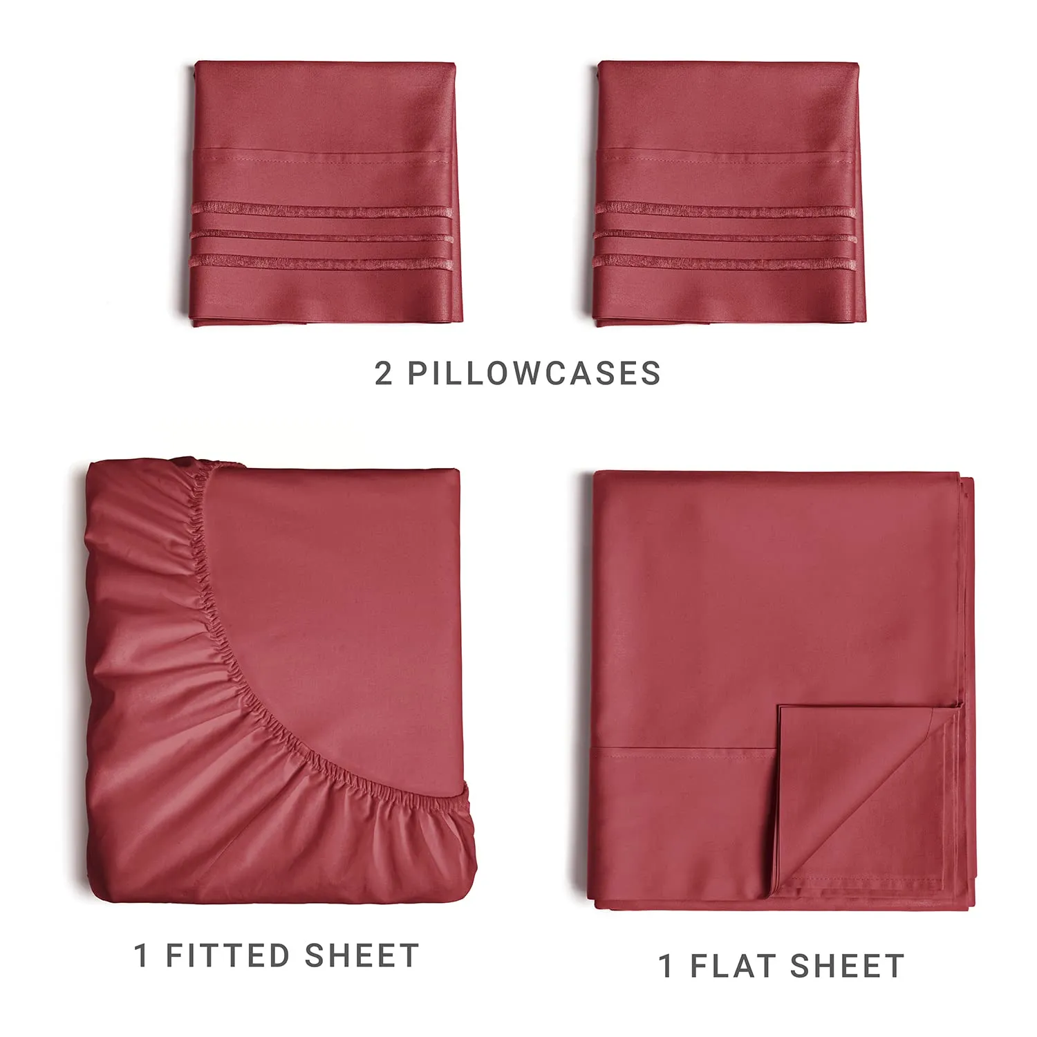 Full Size Sheet Set - Breathable & Cooling Sheets