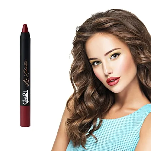 Glam21 Lip Seduction Non- Transfer Crayon Lipstick| Lightweight & Longlasting|Creamy Matte Formula - 2.8gm|Light Maroon|04