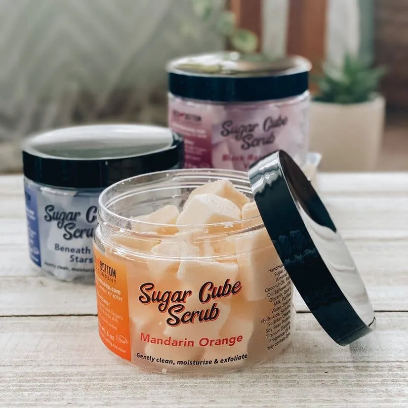 Goat Milk Sugar Cube Scrubs - Black Raspberry Vanilla