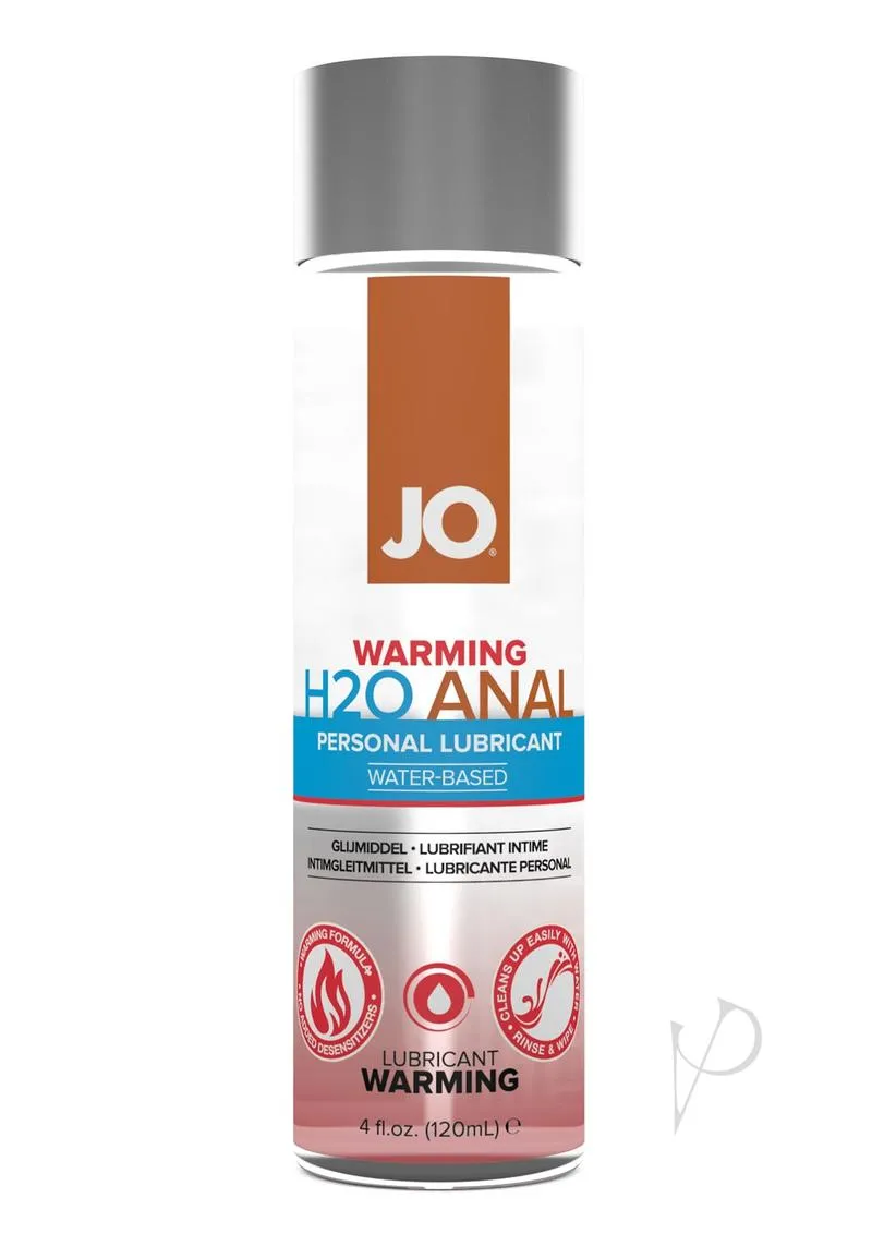 Jo Anal H2o Lube Warming 4oz