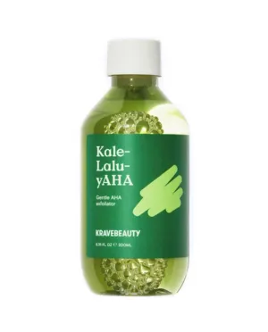 KRAVE Beauty Kale Lalu Yaha 200ml AHA 5.25% Face Skincare Exfoliate Moisture