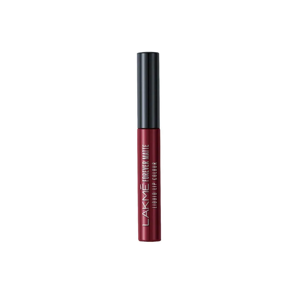 Lakmé Forever Matte Liquid Lip Colour, Red Sangria, 5.6 ml