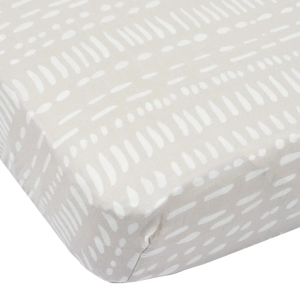 Loulou Lollipop Muslin Crib Sheet