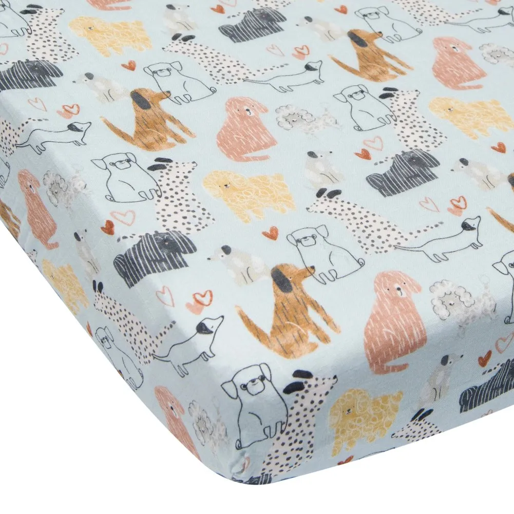 Loulou Lollipop Muslin Crib Sheet