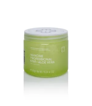 Mancine Hot Salt Body Scrub: Kiwi & Aloe 520g