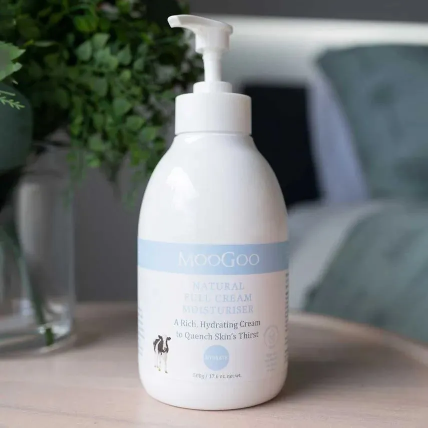 MooGoo Skincare Full Cream 500GM  Exp: 07/26