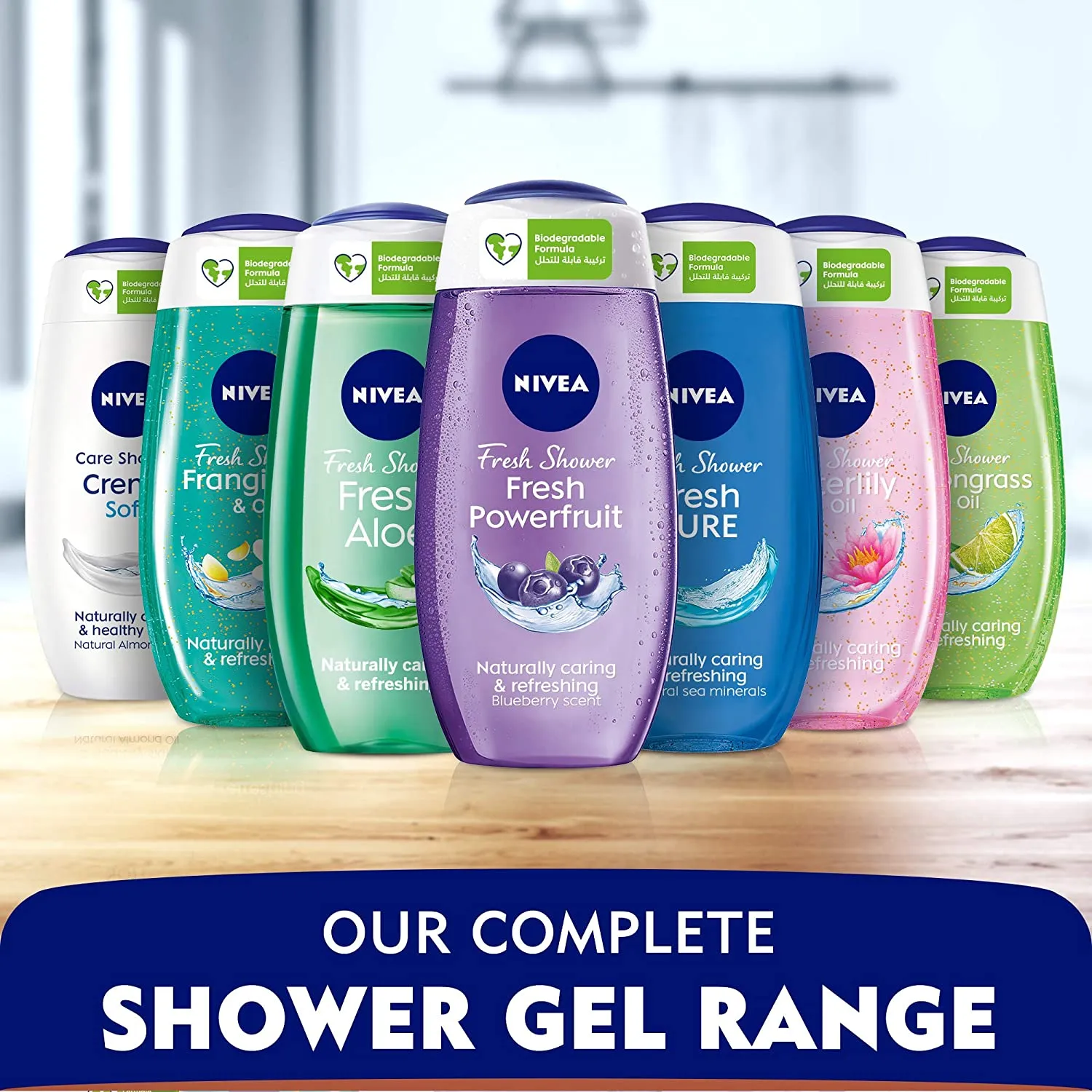 Nivea Fresh Pure Shower Gel Sea Minerals Aquatic Scent