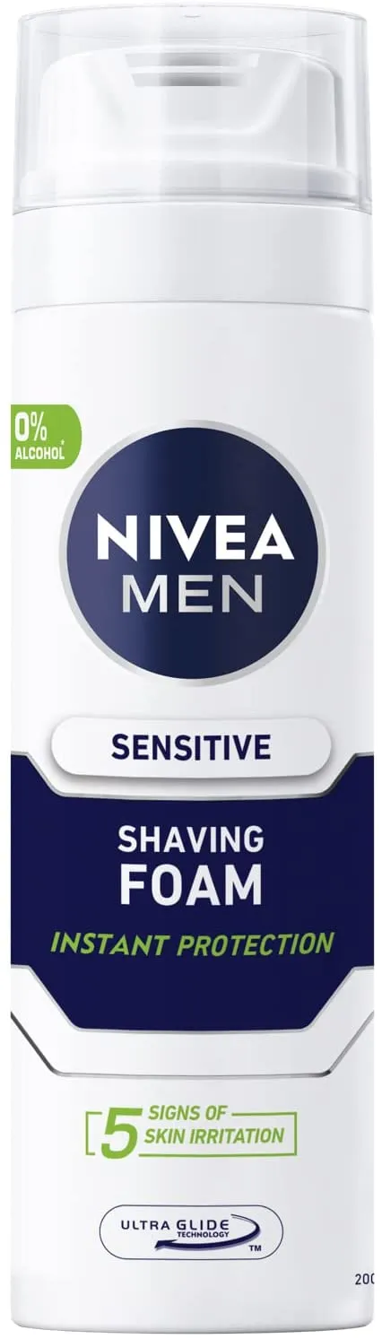 Nivea Men Sensitive Shaving Foam, Chamomile and Hamamelis