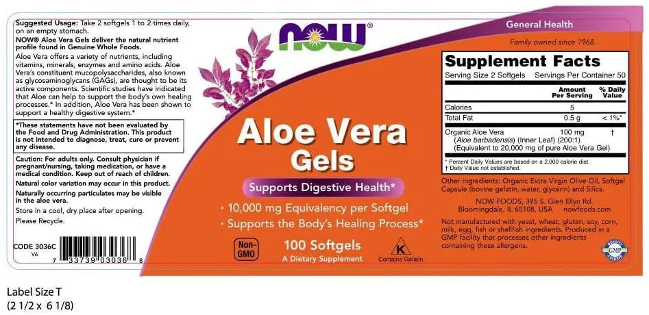 Now Aloe Vera Gels