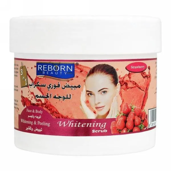 REBORN BEAUTY WHITENING SCRUB STRAWBERRY 500