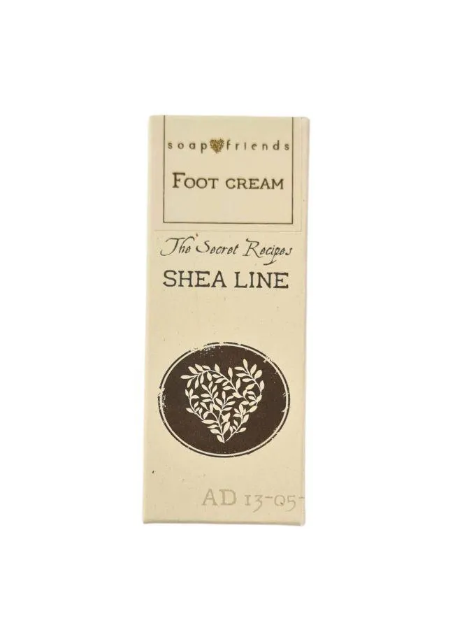 Soap&Friends Moisturizing Foot Cream 15% Shea Butter - Nourishing Formula with Urea, 80 ml