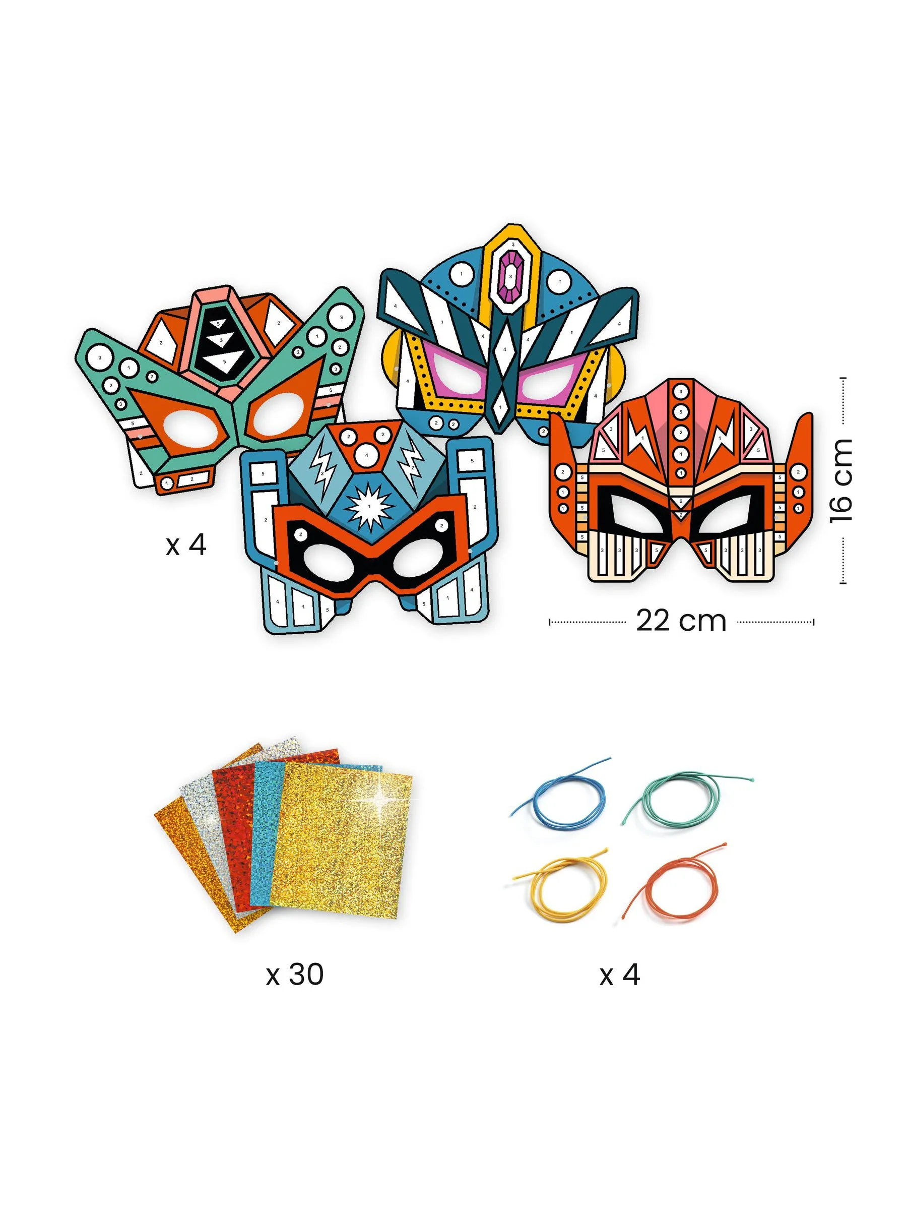 Super Robots DIY Masks