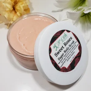 Sweet Roses Whipped Sugar Body Scrub 8 oz