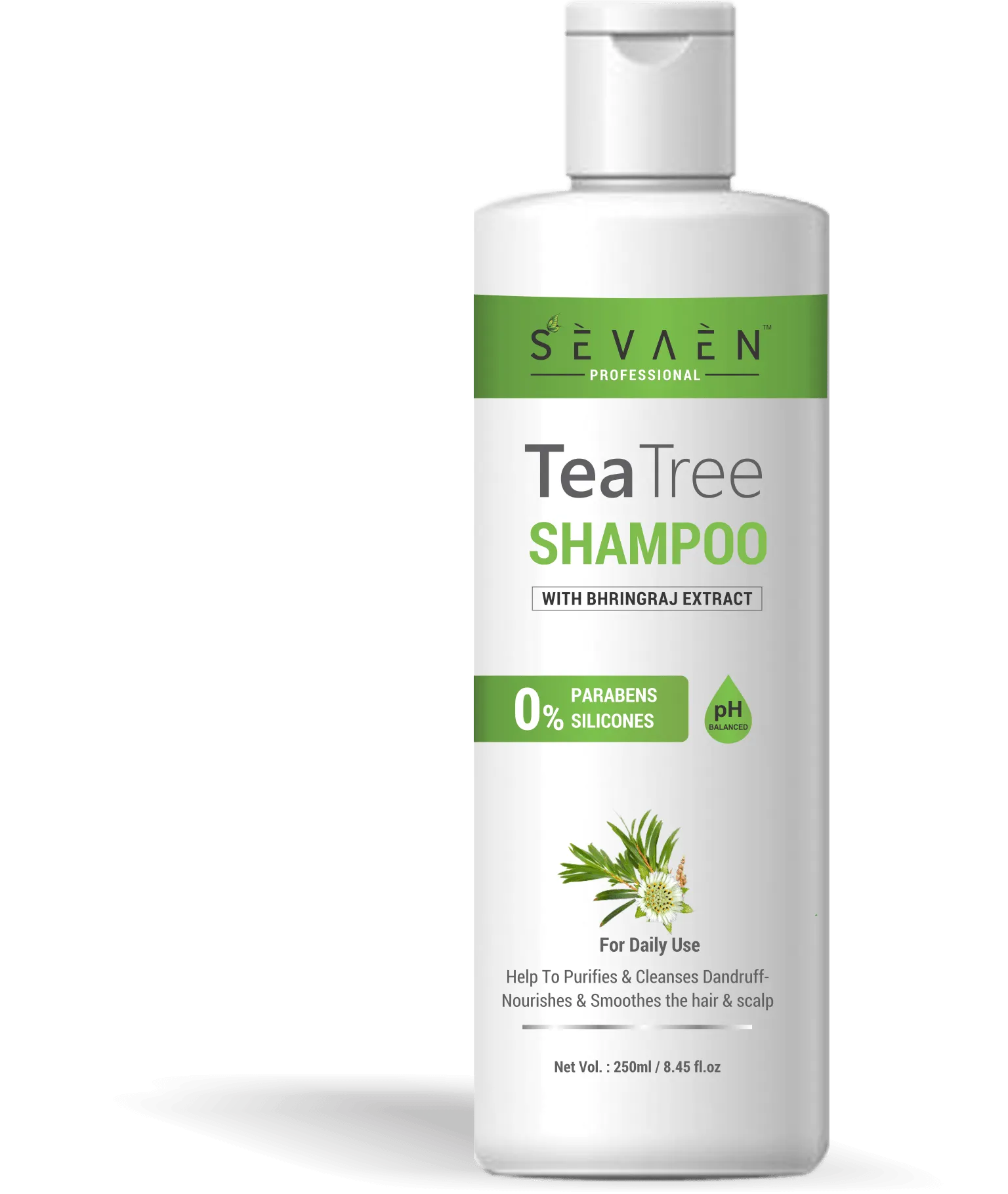 Teatree shampoo with bhringraj Anti Dandruff Shampoo Men & Women (250 ml)