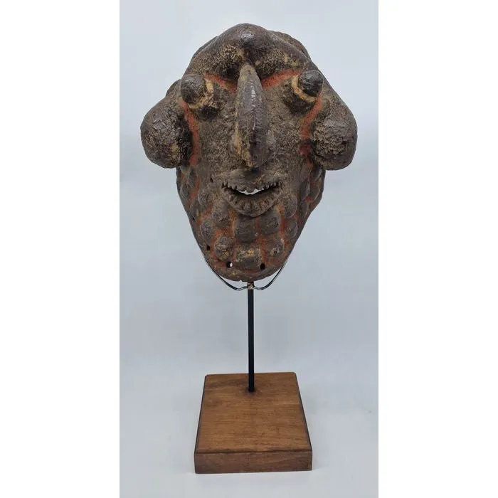 Tikar Mabu Helmet Mask, Cameroon #322