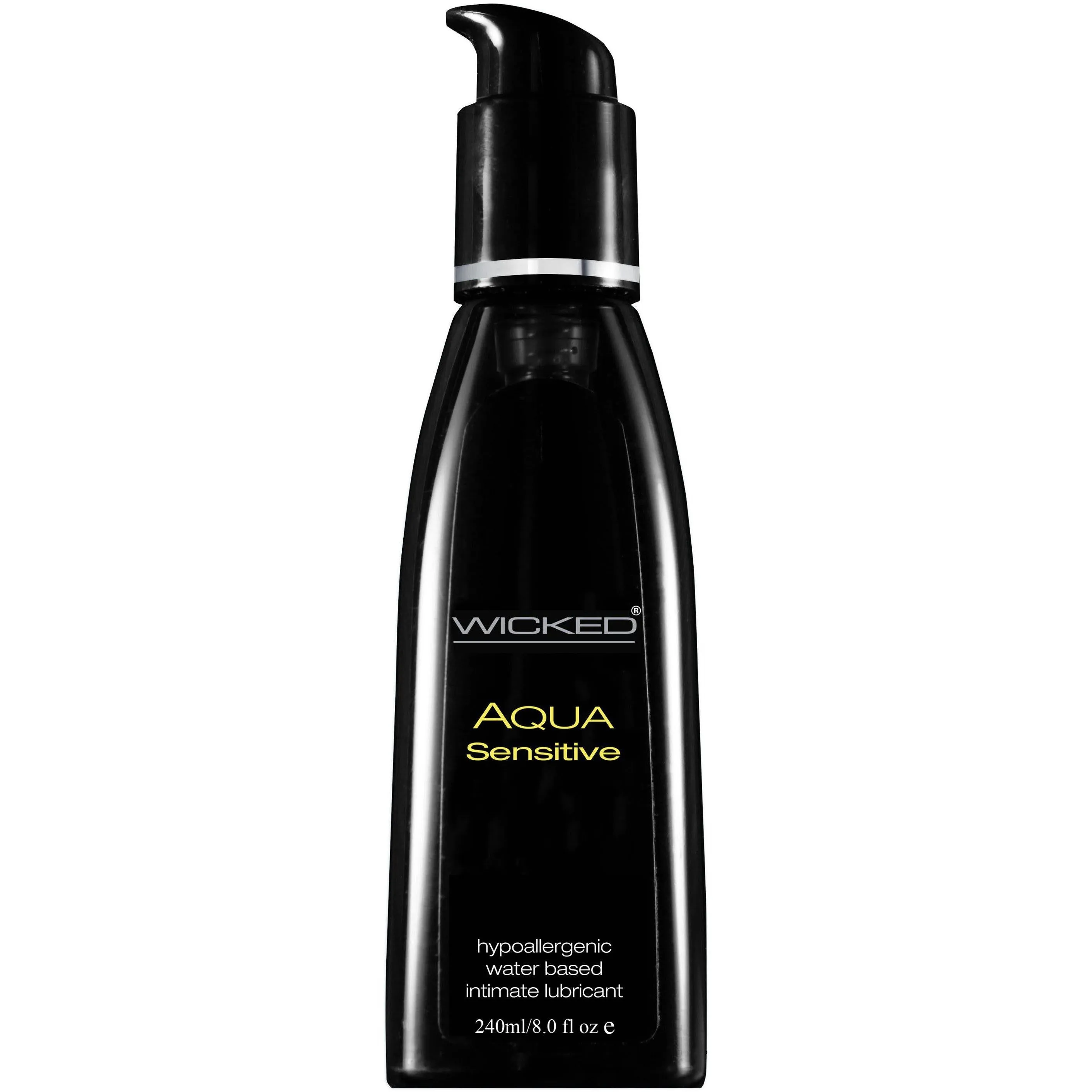 Wicked Aqua Sensitive Hypoallergenic Water Based Lubricant 8.0 Oz