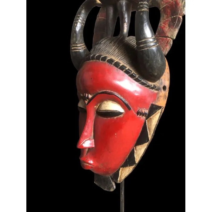 Yaure Mask with Rooster, Cte d'Ivoire #912