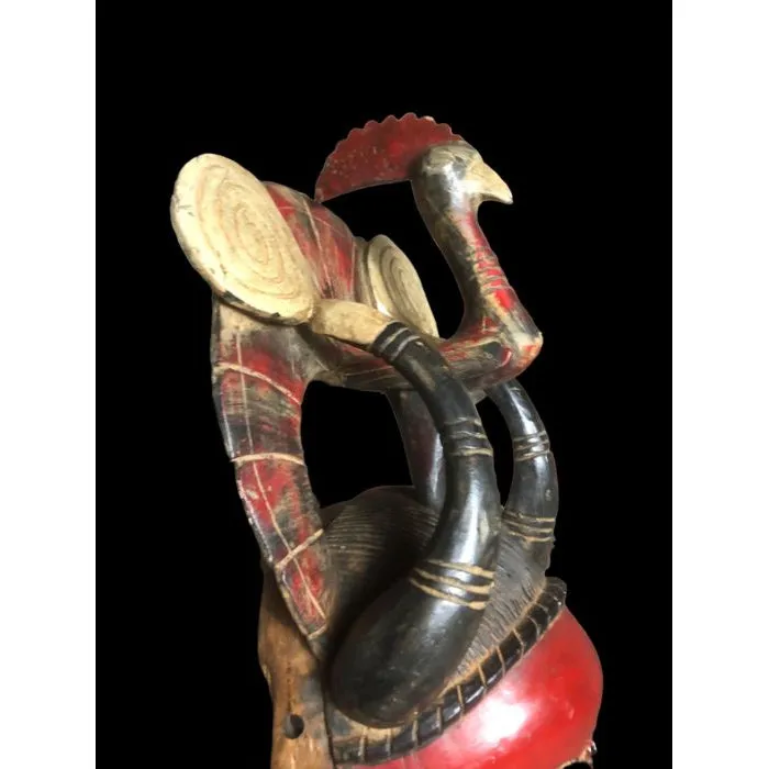 Yaure Mask with Rooster, Cte d'Ivoire #912